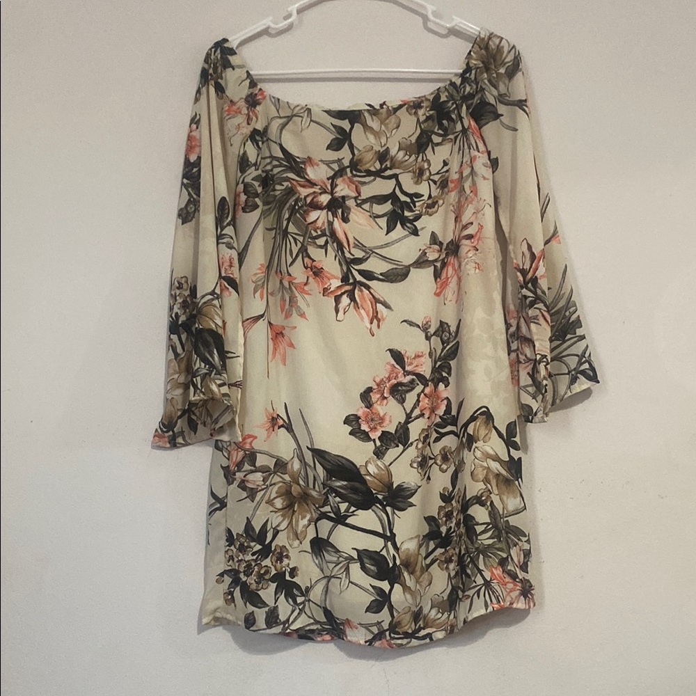 Floral Off-Shoulder Women's Top